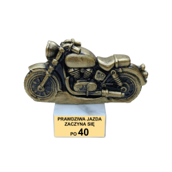 STATUETKA MOTOCYKL NA 40 URODZINY
